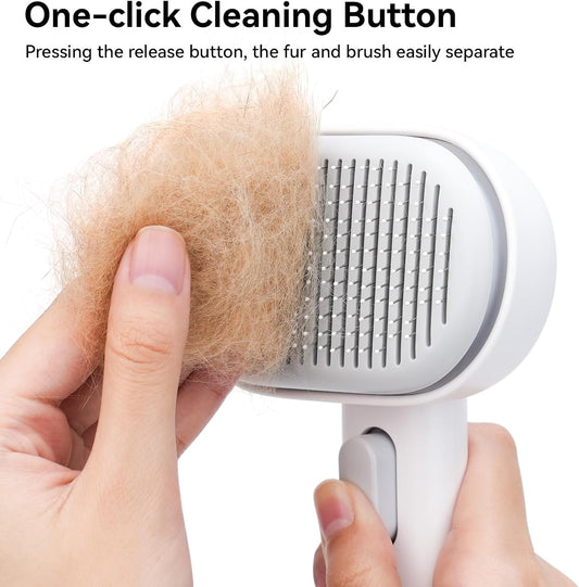 Cat Brush with Release Button